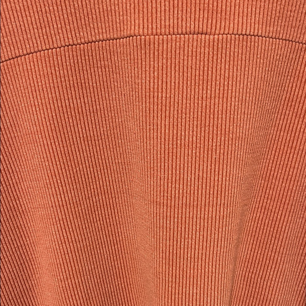 Peach Love California Terracotta Ribbed Shacket - Picture 6 of 8
